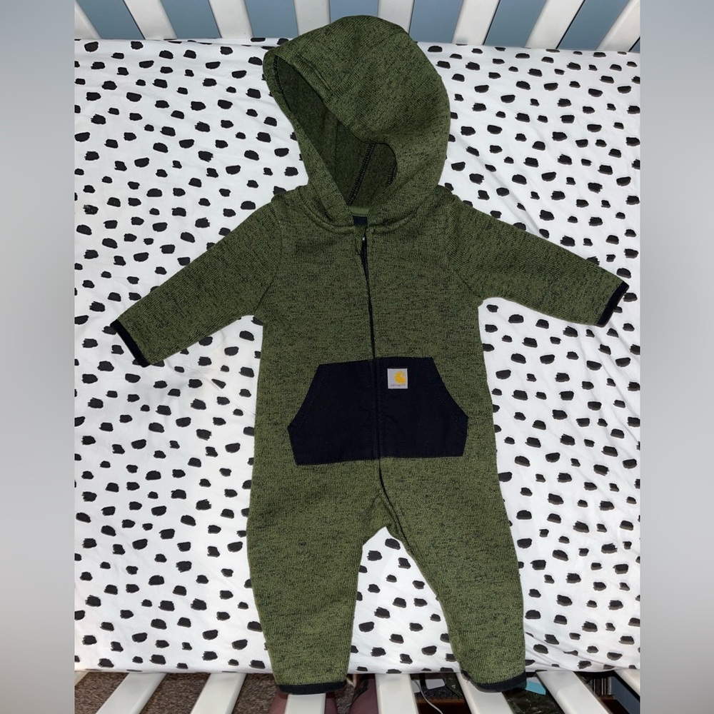 Baby Carhartt Zip Up Onesie